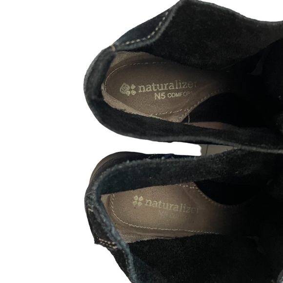 Naturalizer No 5 Comfort Size 6.5W Suede Leather small heeled boots - Picture 5 of 6